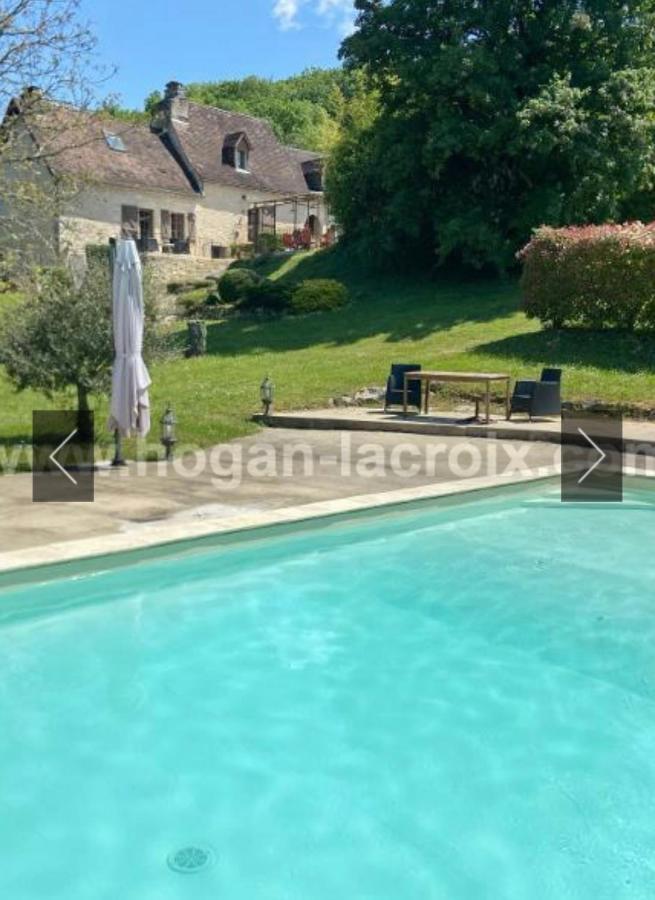 Villa Domaine Du Bonheur En Pierre Avec Piscine, Proche Sarlat Carlux Esterno foto