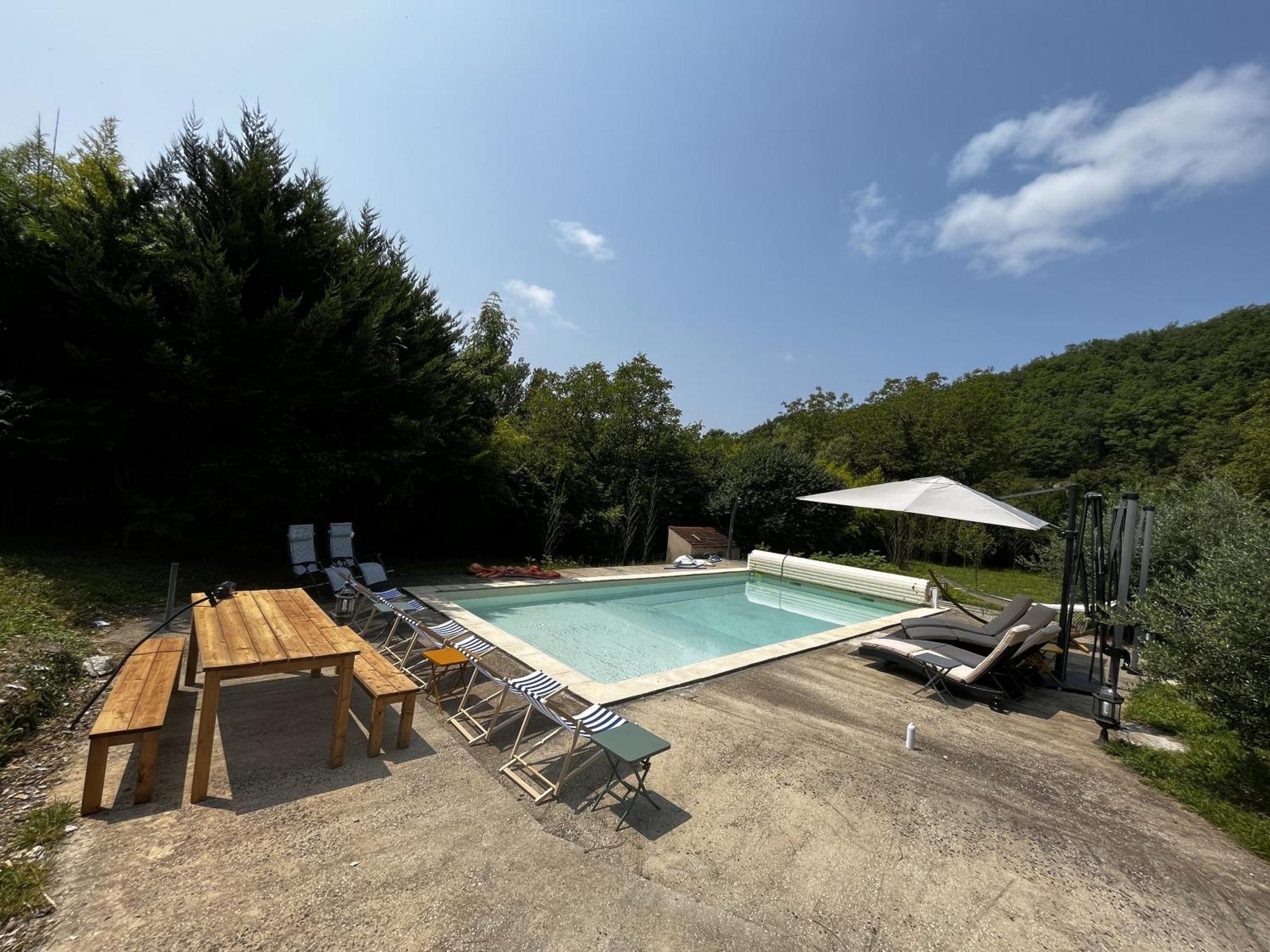 Villa Domaine Du Bonheur En Pierre Avec Piscine, Proche Sarlat Carlux Esterno foto
