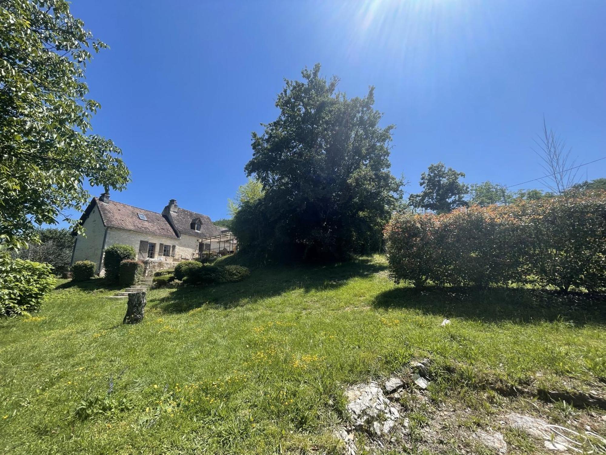 Villa Domaine Du Bonheur En Pierre Avec Piscine, Proche Sarlat Carlux Esterno foto